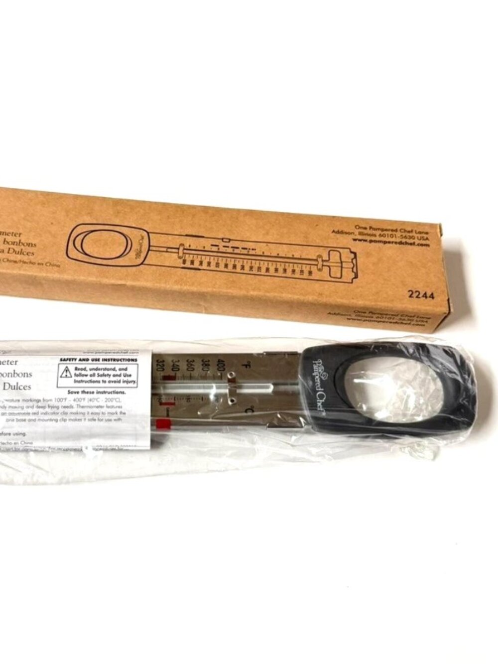 Pampered Chef Candy Thermometer 2244 New in Box Making